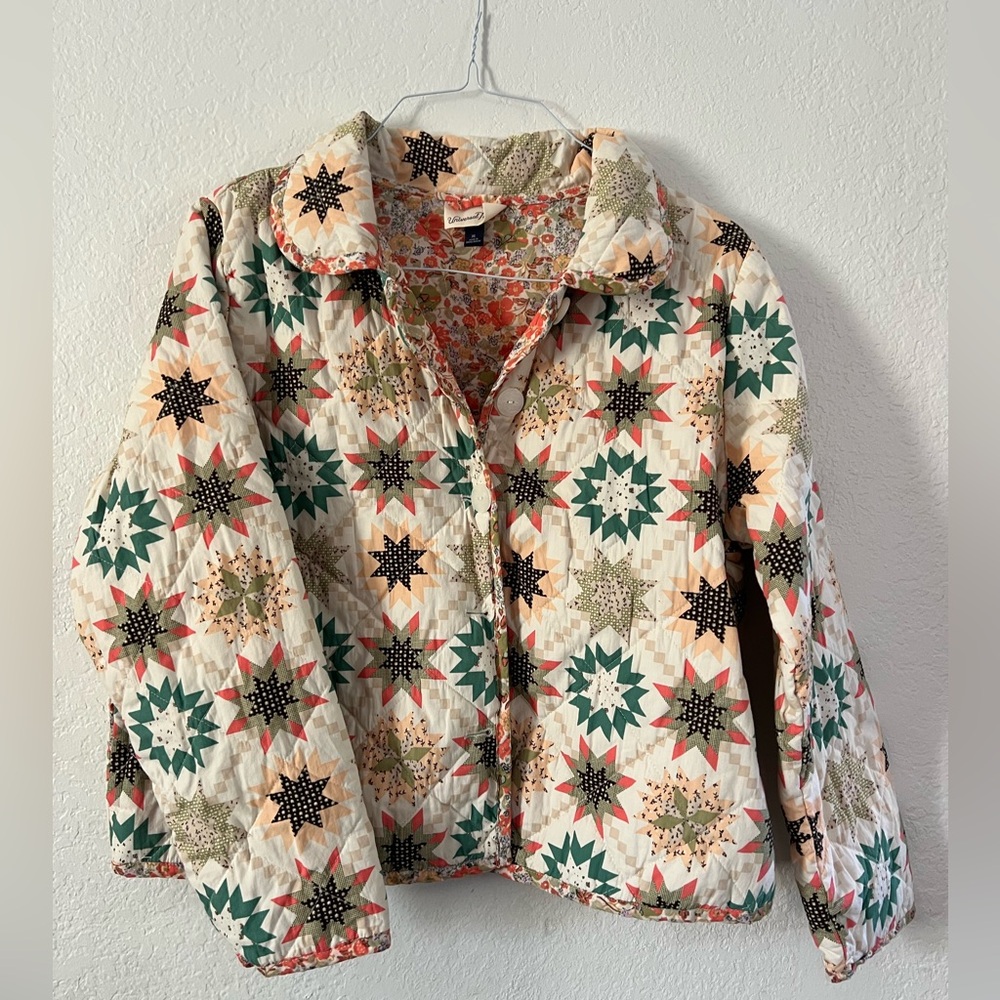 Universal Thread Star Pattern Bomber Jacket - Picture 3 of 6